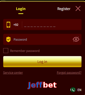 Jeffbet login preview